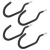 4pcs Metal Bike Wall Mount Storage Holders Garage Bicycle Hanger