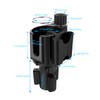 Car Cup Holder Expander Adapter for Large Water Cups,2 Drink