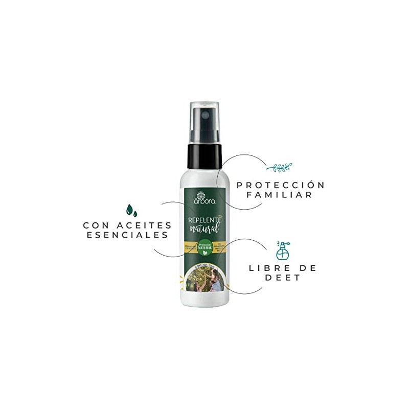 Árbora Repelente Natural de Moscos geranio y citronela sin DEET