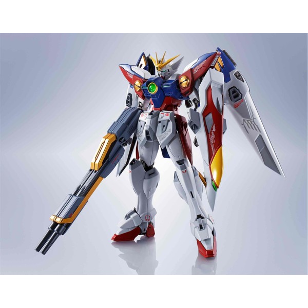 METAL Robot Spirits New Mobile Senki Gundam W Side MS Wing Gundam Zero, Approx. 5.5 inches (140 mm), PVC & ABS & Die-Cast Painted Action Figure