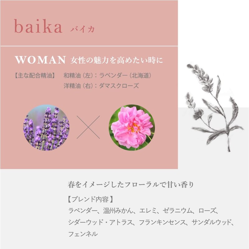 hana to mi baika body oil, 0.3 fl oz (10
