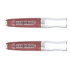 Pack of 2 Rimmel Stay Glossy 6HR Lip Gloss, Date Night # 290
