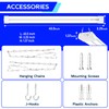 hykolity 4FT LED Shop Light with Reflector,5500LM,3 Power Level&3CCT