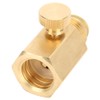 Soda Cylinder Adapter Valve with Switch Female Thread TR21-4 to