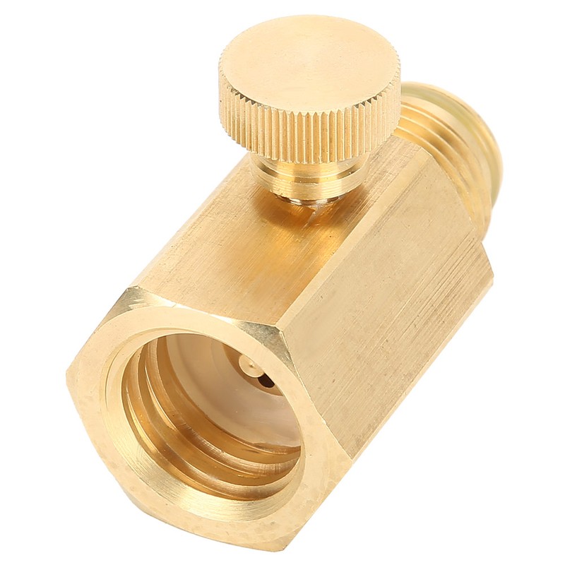 Soda Cylinder Adapter Valve with Switch Female Thread TR21-4 to