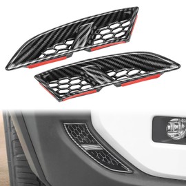 MSIZOY Front Left and Right Side Air Intake Grill Grille Decoration Covers Compatible With For 2024 2025 Toyota Land Cruiser 250 1958 Prado Lc250 J250 Air Inlet Protective Cover Exterior Accessories