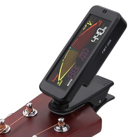 FMT-209 Clip-On Guitar Tuner Digital Tuners with Large LCD Display for Chromatic Guitar Bass Violin