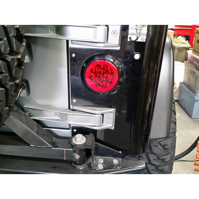 GCD (2)- 4" TJ YJ CJ MJ Wrangler RUBICON RED