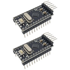 2PCS Pro Micro 328P 5V 16MHz Bootloadered, IDE Micro USB Pro Micro Development Board Microcontroller, Micro USB Development Board Module Microcontroller for Arduino