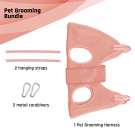 Potens' Pet Dog Grooming Hammock with Security Strap - Grooming Hammock for Large Dogs - Dog Holder for Nail Trimming - Dog Hanging Harness for Nail Trimming - Dog Sling for Nail Clipping (Large)