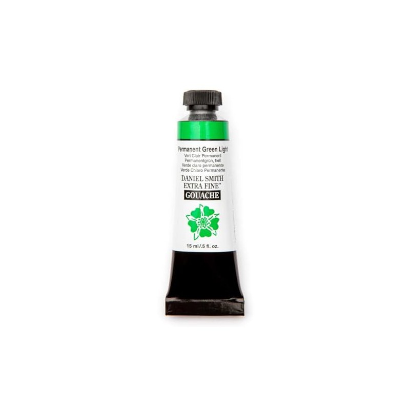 Daniel Smith Pintura Gouache Extra Fino Permanent Green Light S-1