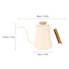 Gooseneck Kettle, Hand Drip Coffee Pot BuiltIn Thermometer and Ergonomic