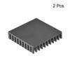 sourcing map Heatsink with Cross-shaped Notches for MOS GPU IC