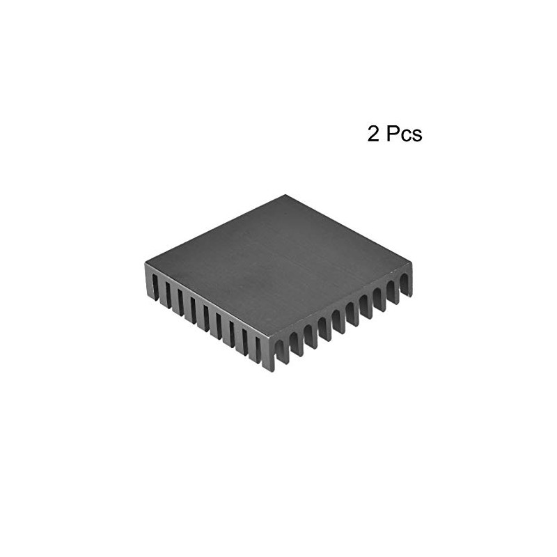 sourcing map Heatsink with Cross-shaped Notches for MOS GPU IC