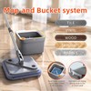 TikStar Spin Mop Bucket Set with Self-Separating Dirty & Clean