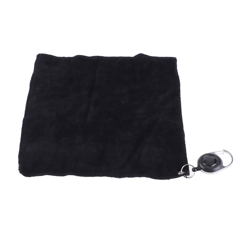 1 Pcs Double‑sided Plush Cotton Golf Club Cleaning Towel Cloth