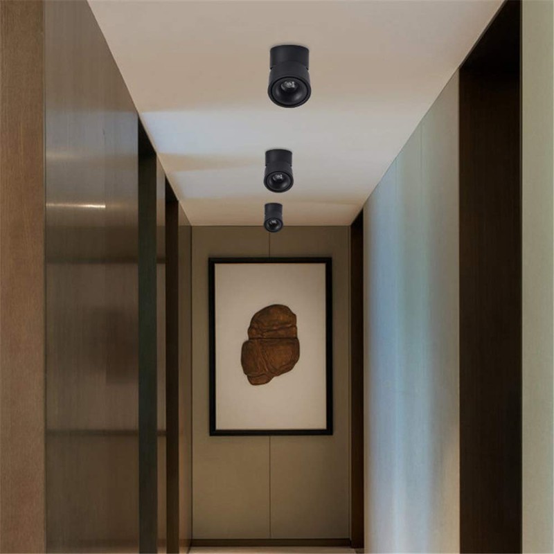 LED Ceiling Spotlight - Wall Light 360°Adjustable Ceiling Downlight COB