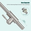 Heyalan Single Handle Cold Water Bar Sink Faucet,360° Swivel,Brushed Nickel