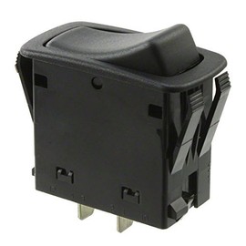 Carling Technologies L11D1S001-AZZ00-000 Switch, Rocker, L SERIES, NON-Lighted, SPST, ON-NONE-OFF, 22.1MM X 44.1MM MOUNTI by Carling Technologies