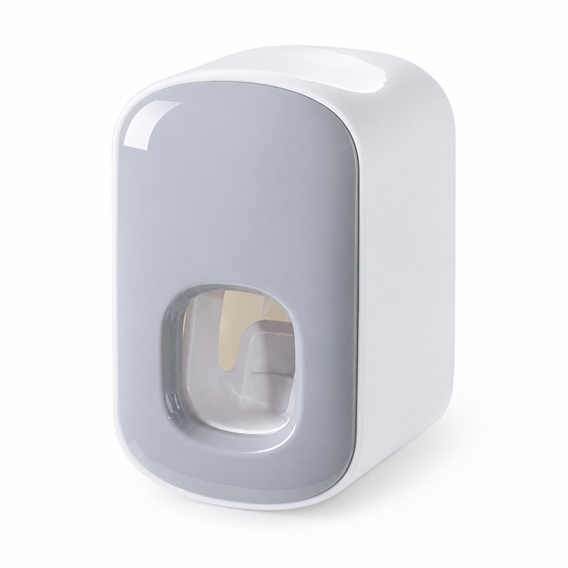 Wall-Mount Toothpaste Dispenser – Push-Activated Automatic Toothpaste Squeezer, No-Drill Water-Resistant