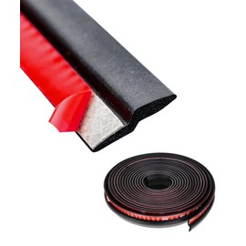 YAKEFLY Z Shape Automotive Windshield Rubber Seal,13Ft Car Windshield Window Door Weather Seal,Self Adhesive Windshield Rubber Seal,Auto Rubber Weather Draft Seal Strip