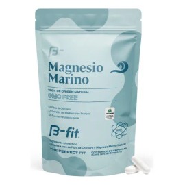 B-fit B Magnesio Marino 90 Cpsulas Suministro Para 3 Meses - Alta Biodisponibilidad - Sin Aditivos - Distintivo Simag - Extrado Del Mediterrneo Francs