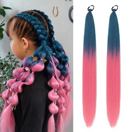Ombre Hair Extensions Ponytail 26 Inch Hair Extension for Braiding