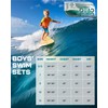 Quad Seven Boys Swim Set - 4 Piece Board Shorts