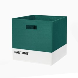 Pantone™ Multipurpose Play Cube Storage Box for Kids and Organiser, Space Saving Closet, Foldable Storage Basket for Bookcases, Toy Basket for Kids, 32.5 x 32.5 cm