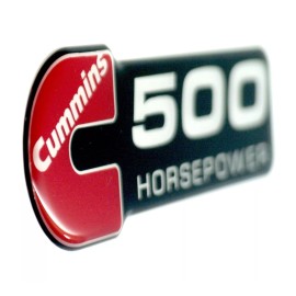 n/a Cummins/500 HORSEPOWER DIESEL EMBLEM