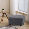 Funda elástica para otomano, taburete y muebles, plegable, para almacenamiento