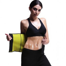 Women's Running Sweat Belt for Exercise, Abdominal Compression & Waist Support Abdominal Running Yoga Belt + XL 10ea