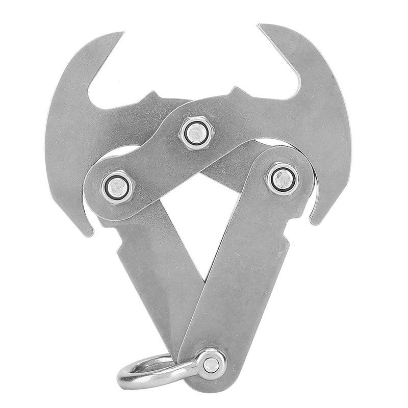 1pc Multifunctional Stainless Steel Grappling Hook Climbing Claw Outdoor Survival