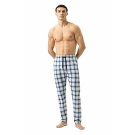 Mey Nachtwäsche Serie Perfect Check Herren Homewear Hosen Yacht Blue (M)