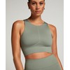 Hunkemöller Seamless Rib Bra L2, Laurel Oak