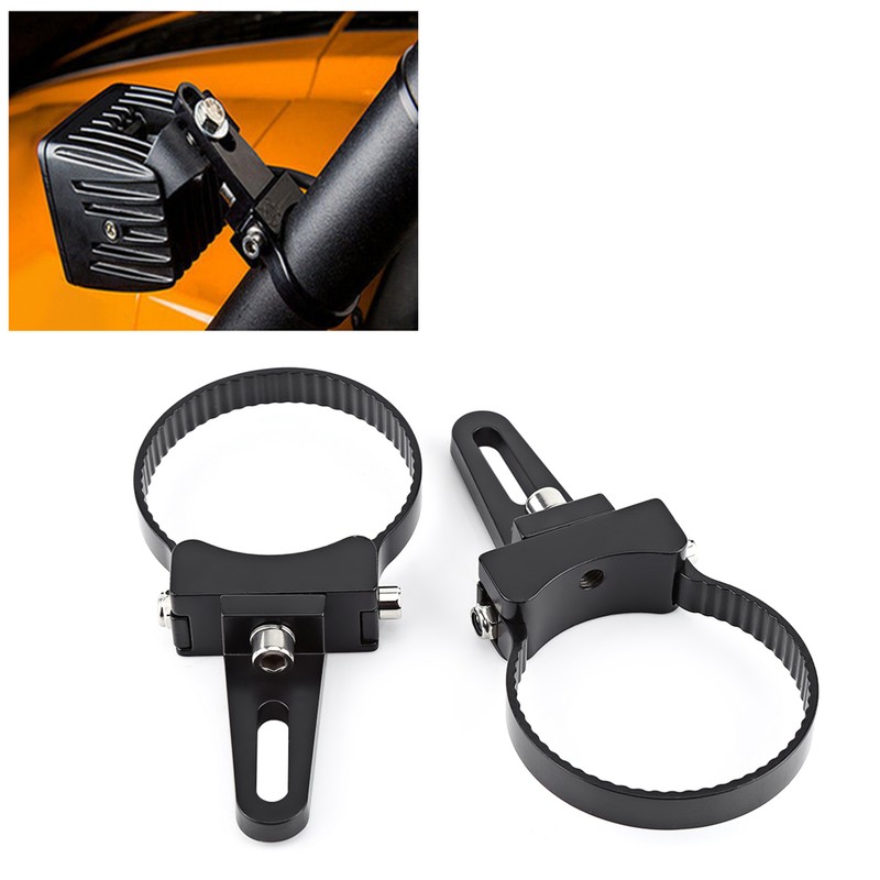 3" Aluminum Tube Bull/Roll Bar Mount Bracket Clamps Holder LED