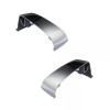 LEAVAN Pair Chrome Hood Mirror Covers for Volvo VNL Trucks