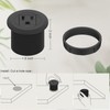 Mini Desktop Power Hub Grommet Socket, Flush-Mount Desk Outlet Build-in