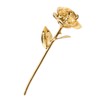24K Gold Plated Rose Clear Texture Romantic Exquisite Long Lasting