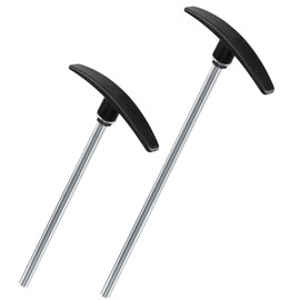 BKIFU RV Sewer Waste Valve Extension Rod 7"&10",rv Black Tank Pull Valve Handle Replacement,Tank Valve Handle RV Dump Valve Handle Replacement Set Compatible with Other Standard Waste Gate Valves