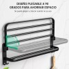 Toallero De Baño De Acero Inoxidable Negro