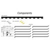 Garden Flag Organizer & Wall Mounted Display Rack – Aluminum
