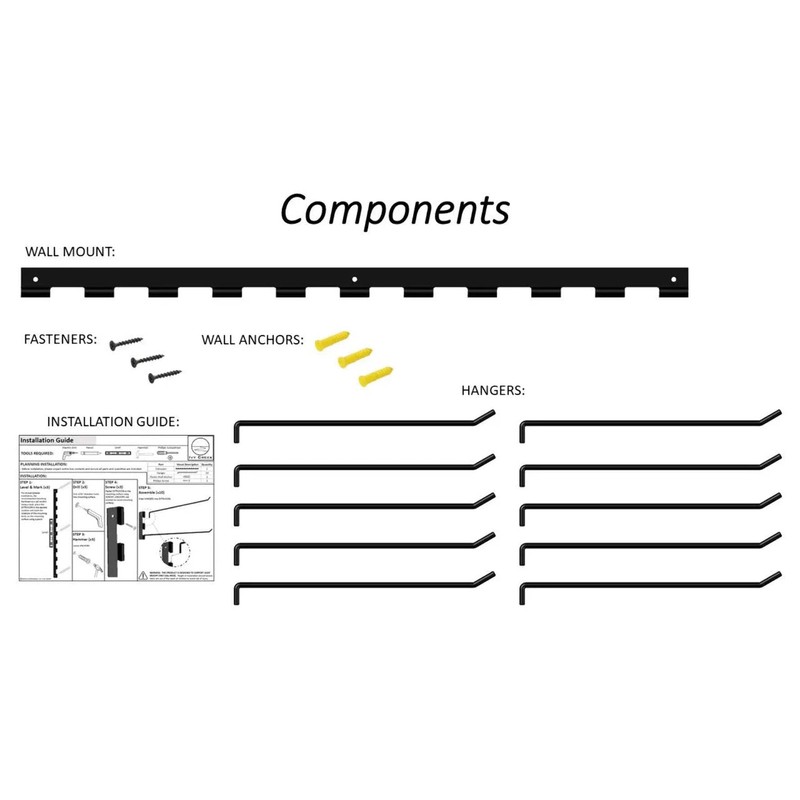 Garden Flag Organizer & Wall Mounted Display Rack – Aluminum