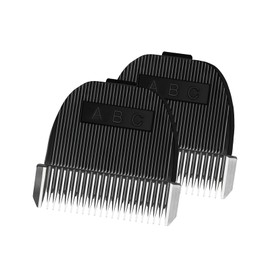 Petsaunter 2 PCS 3mm Guard Length Replacement Dog Clipper Blade, Low Noise Trimmer for Grooming, Sharp Titanium-Ceramic Blade