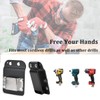 Clip-on Tool Belt Clip, Drill Tool Holster for Tool Belt,