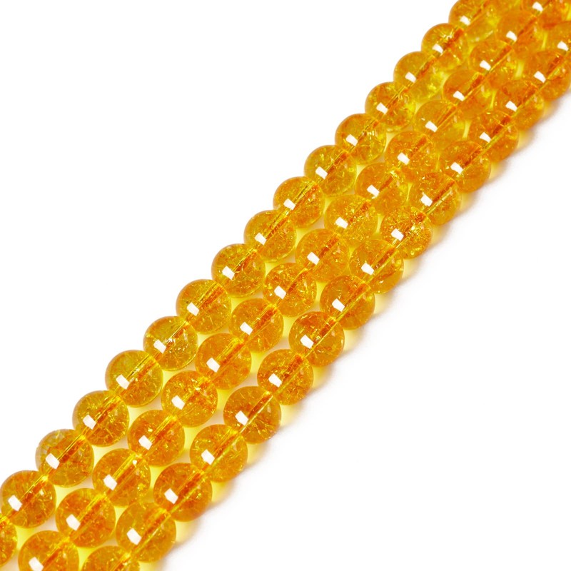 60 abalorio de citrino de 6 mm, abalorio redondas sueltas