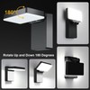 BIRITALO 40W LED Wall Lights Outdoor Rotatable 360 Degree LED