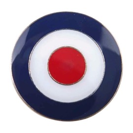 F NODE Target Mark Mod Pin Badge 0.5 inches (1.2 cm) / 1.0 inches (2.5 cm) Party Funny Pins Royal Air Force British Air Force Royal Air Force The Who Metal Metal Stylish Style Unique Metal RAF The Who
