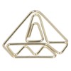 100pcs Metallic Paper Clips Golden Electroplating Process Anti Rust Paper