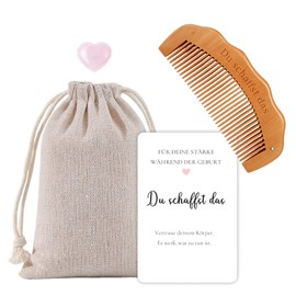 ELNIVOX Pregnant Birth Kit - Birth Comb with Affirmation Card